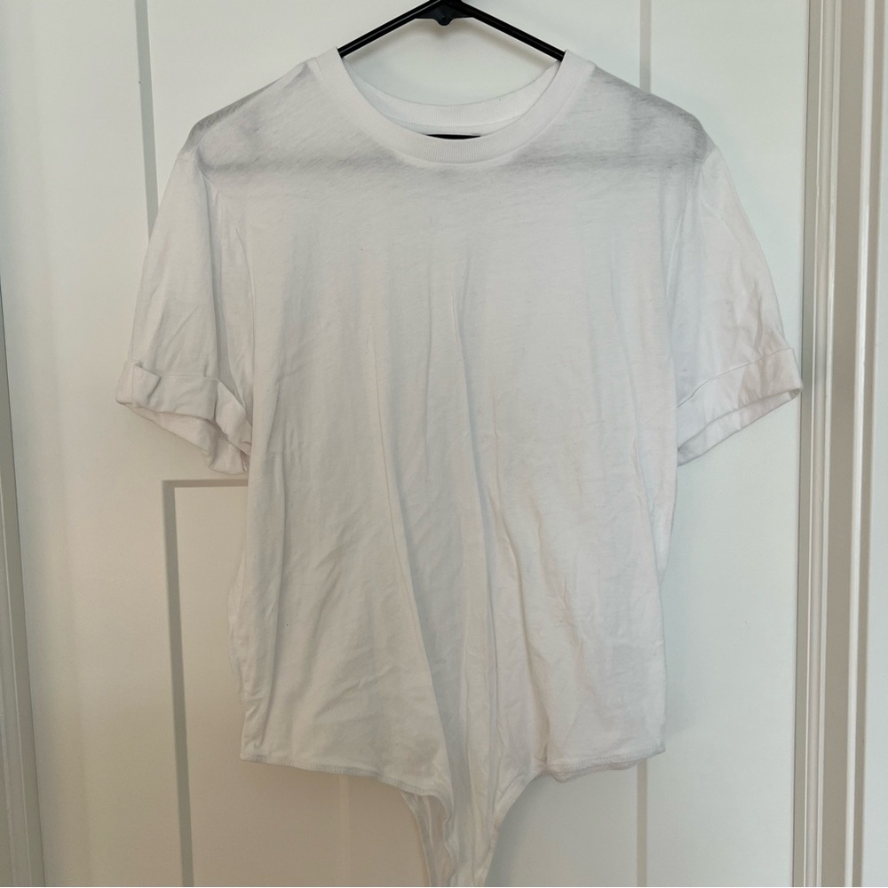 Danielle Bernstein White t-shirt Bodysuit size large